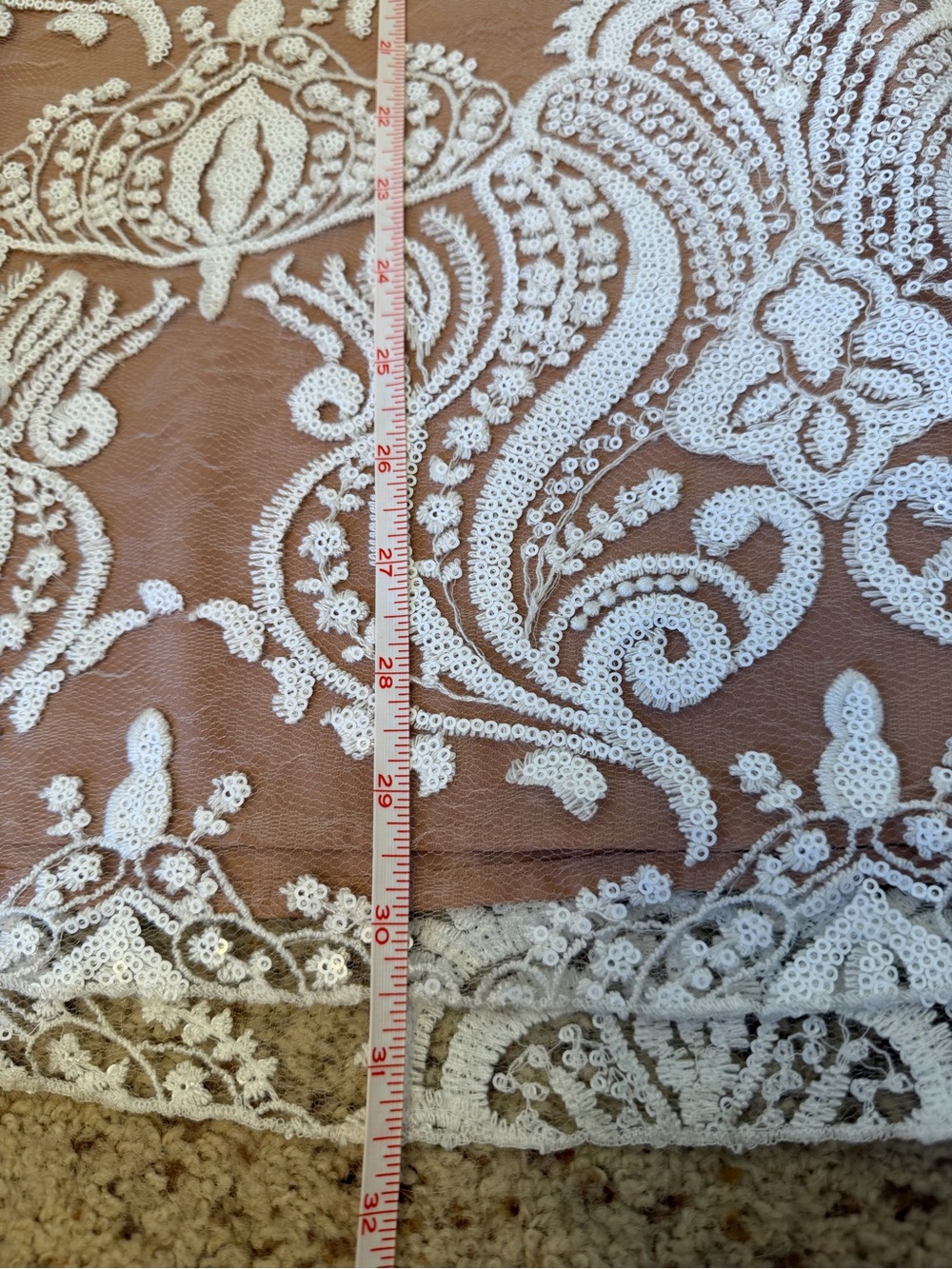 FREE PEOPLE NIGHT SHIMMERS MINI DRESS in SEQUIN LACE NUDE, SIZE 10 - Picture 13 of 13